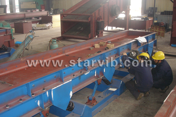 為上海科勒公司設(shè)計(jì)制造的連桿輸送機(jī)